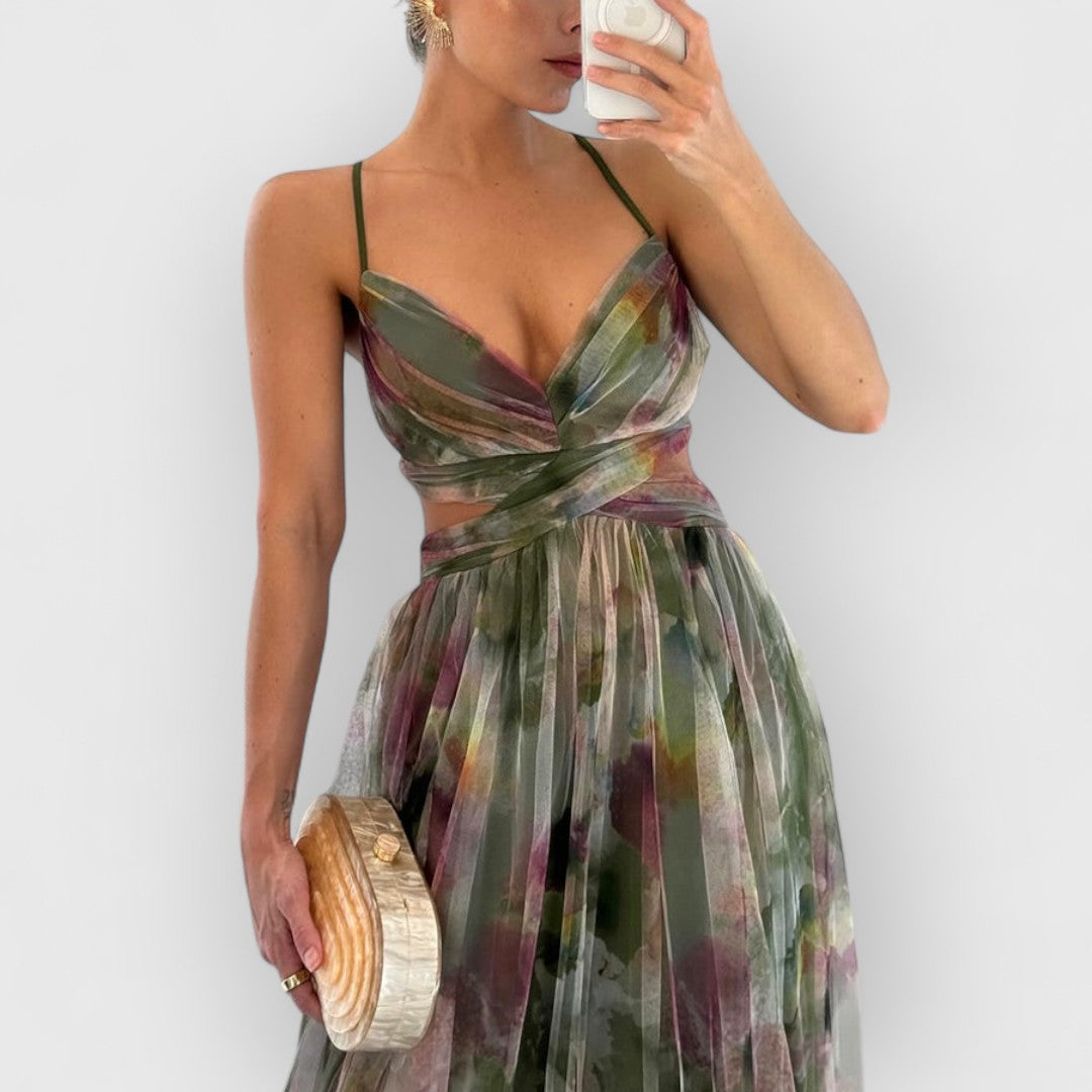 Verite | Robe longue à imprimé fleuri