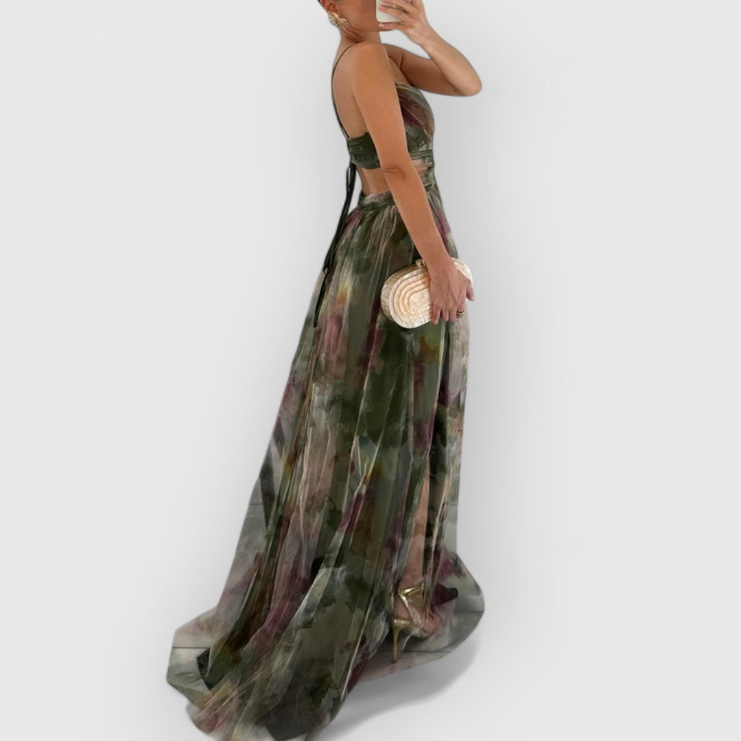 Verite | Robe longue à imprimé fleuri