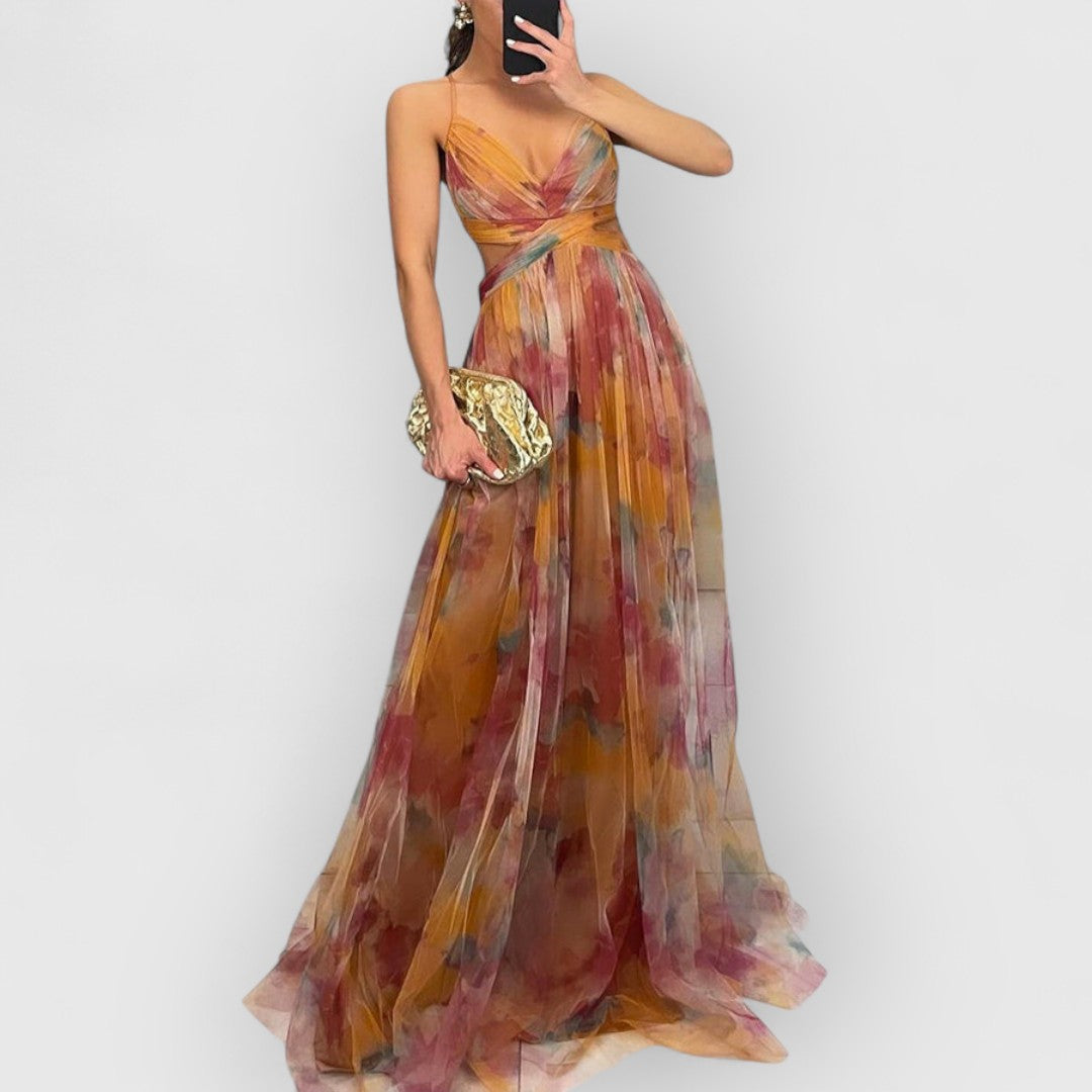 Verite | Robe longue à imprimé fleuri
