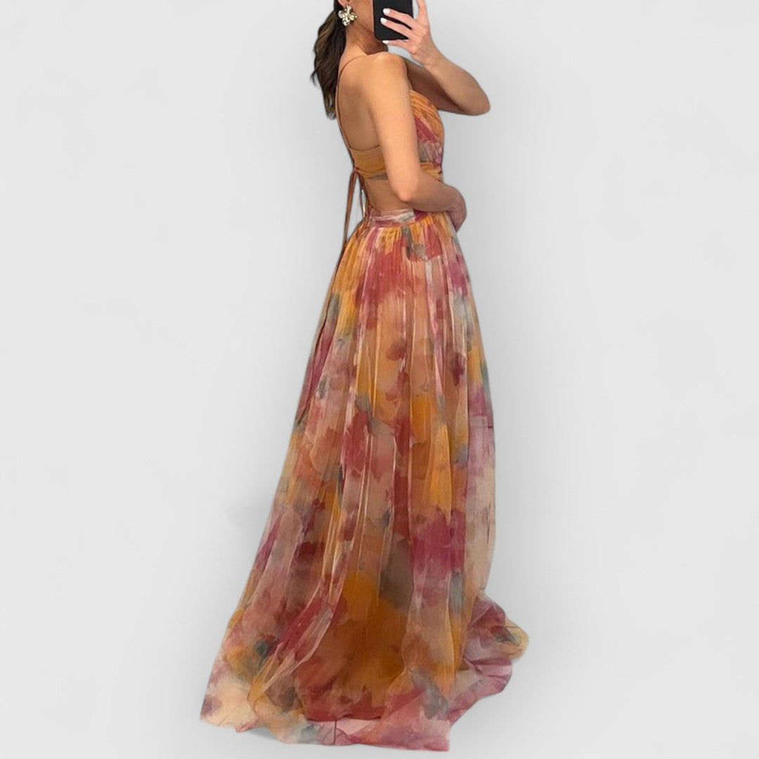 Verite | Robe longue à imprimé fleuri