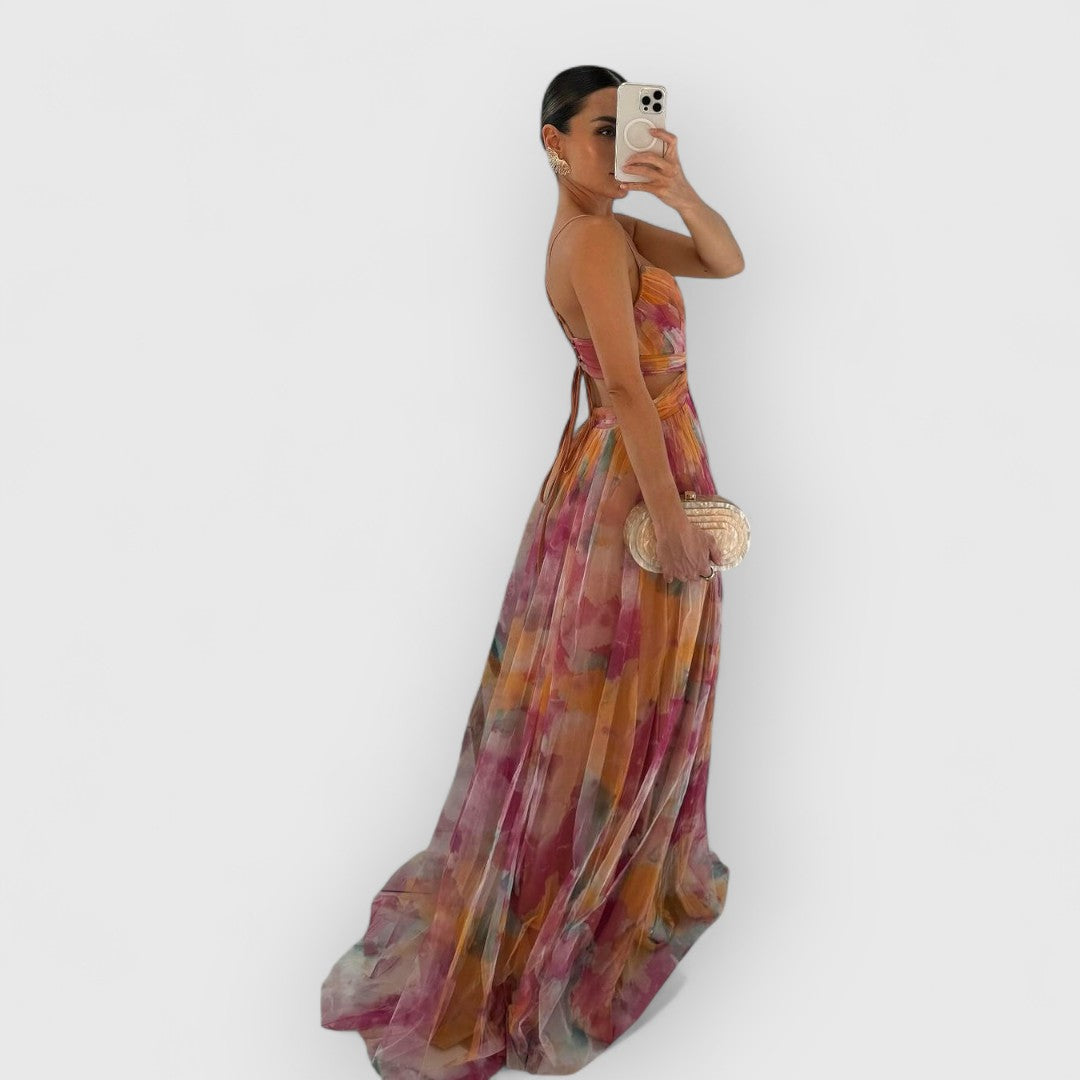Verite | Robe longue à imprimé fleuri