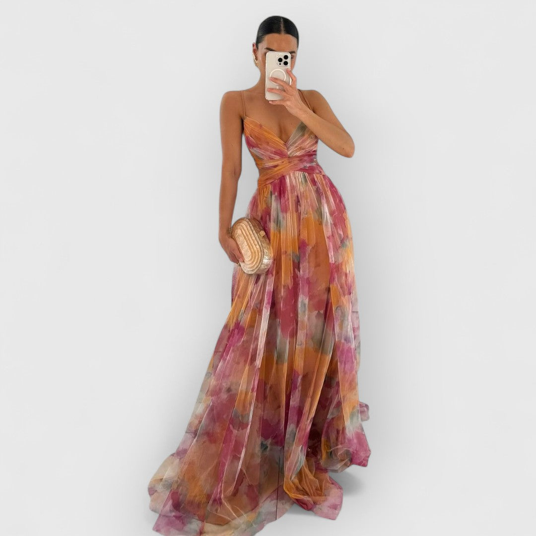 Verite | Robe longue à imprimé fleuri