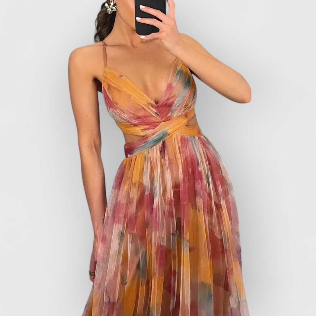 Verite | Robe longue à imprimé fleuri