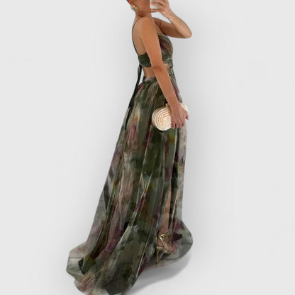 Verite | Robe longue à imprimé fleuri