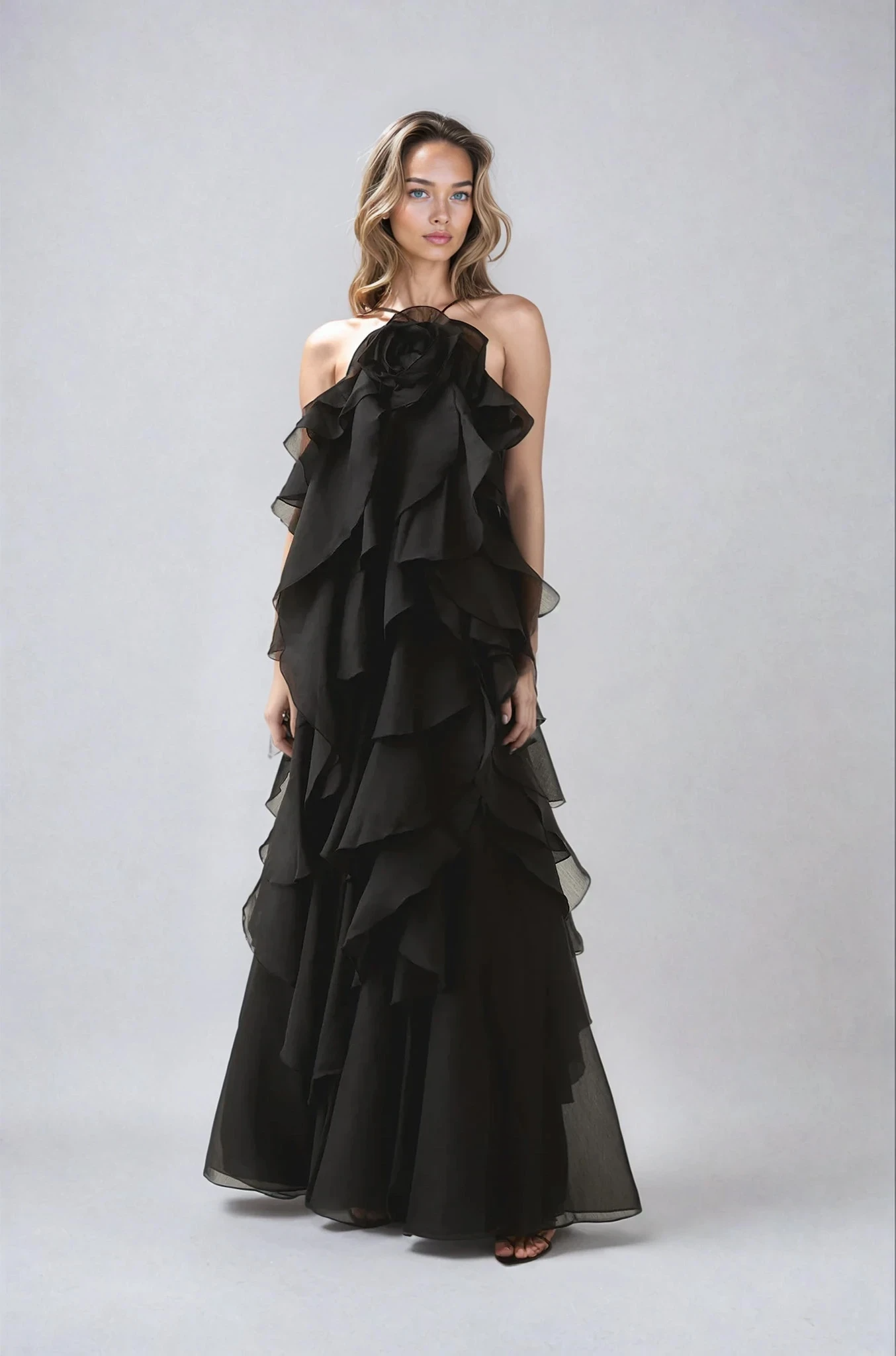 LIVORA – Robe Maxi Élégante