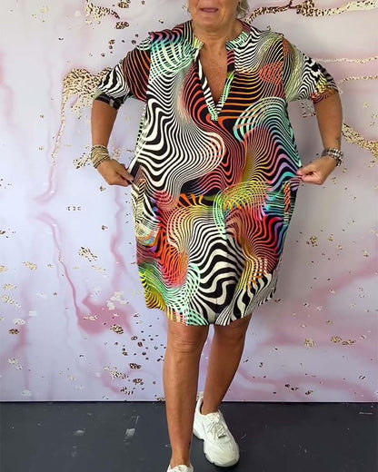 Ria™ | Robe colorée à col en V