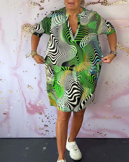 Ria™ | Robe colorée à col en V