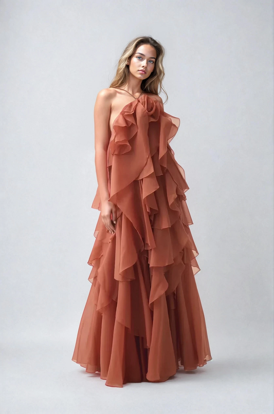 LIVORA – Robe Maxi Élégante