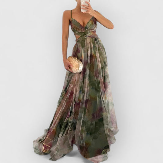 Verite | Robe longue à imprimé fleuri